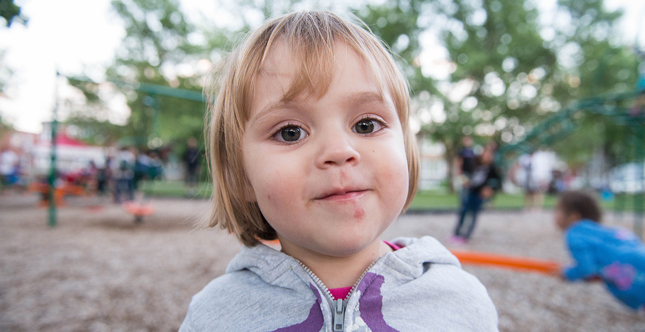 Portrait d'une petite fille